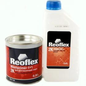 REOFLEX Washprimer фосфатирующий грунт желтый 2К 1+1 с отвердителем (0,8л+0,8л)