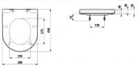 Сидение Laufen Pro 8.9695.1.300.000.1 с микролифтом для унитаза схема 1