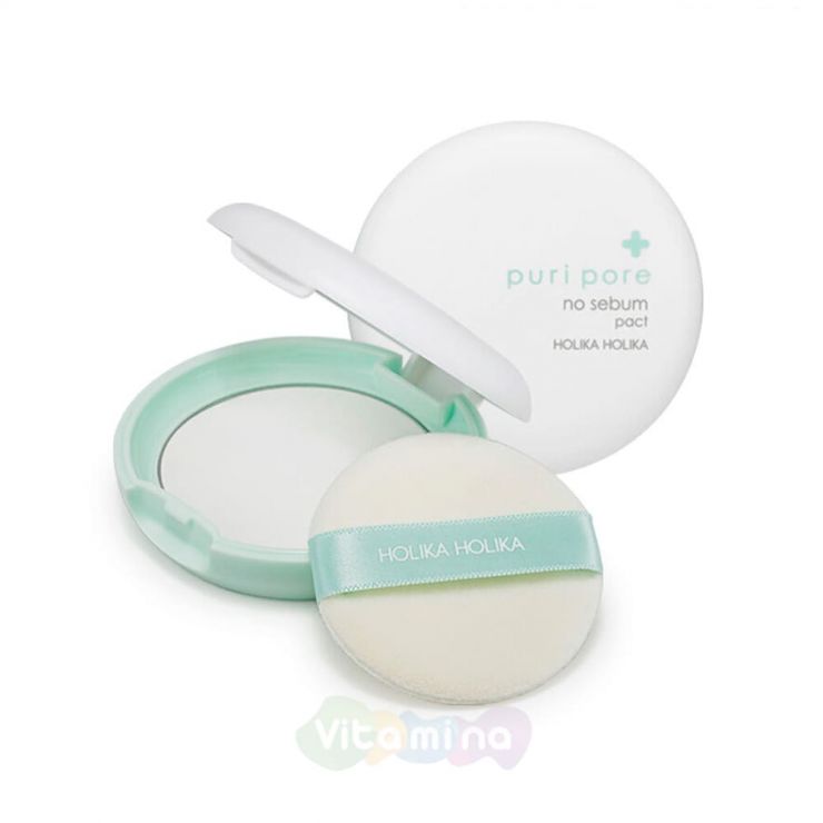 Holika Holika Компактная пудра для лица матирующая Puri Pore No Sebum Pact