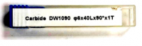 фреза карбидная DW1090/ф6*40L*90°*1T