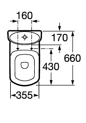 Сиденье для унитаза с крышкой Roca Dama Senso ZRU9302820 Soft-Close схема 4