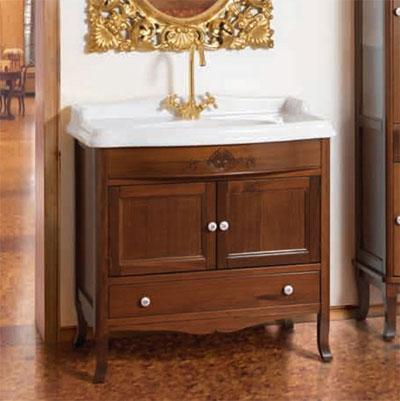 Изображение Тумба под раковину Tiffany Veronica Ver 90/C noce