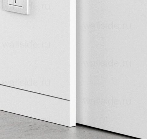 Плинтус скрытого монтажа без нижней полки