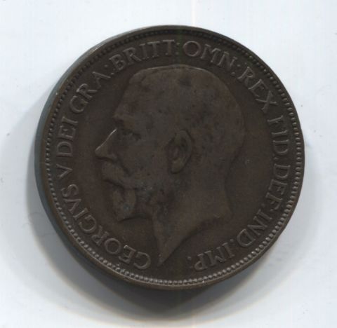 1/2 пенни 1923 Великобритания