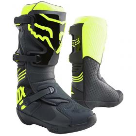 Fox Comp Black/Yellow мотоботы внедорожные