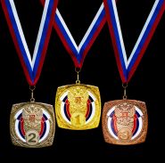 Наградной комплект из 3-х медалей 80х80 элит серия