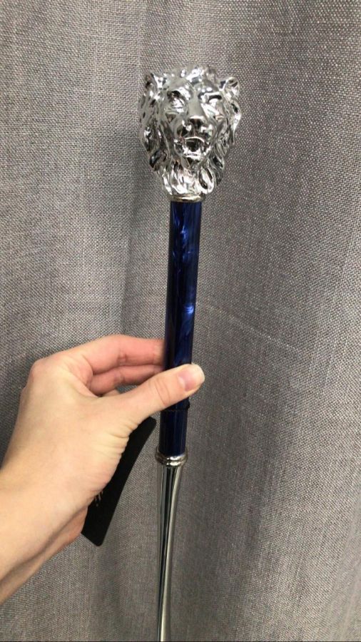Ложка для обуви Pasotti Leone Silver Perlato Blu