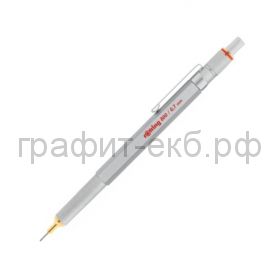 Карандаш мех.0.7мм Rotring 800 серебристый 1904448