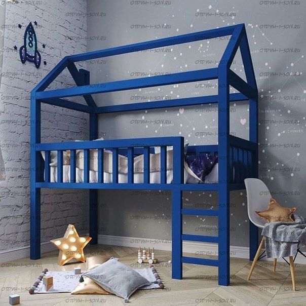 Кровать-чердак Домик Standard №21А