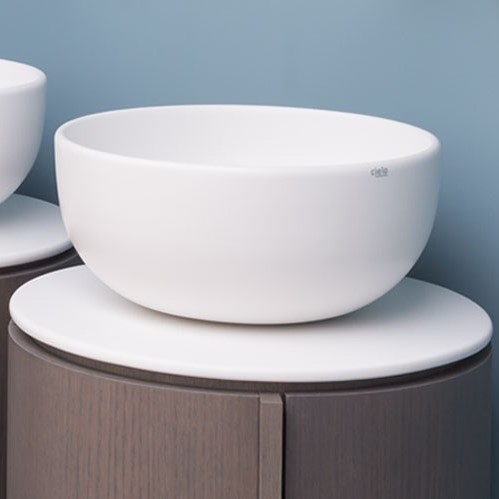 Изображение Столешница для ванной комнаты под раковину керамическая Cielo Tiberino TIPI 50х50