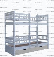 Кровать двухъярусная №В3