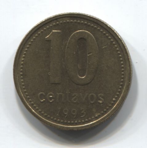 10 сентаво 1993 Аргентина