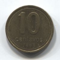 10 сентаво 1993 Аргентина