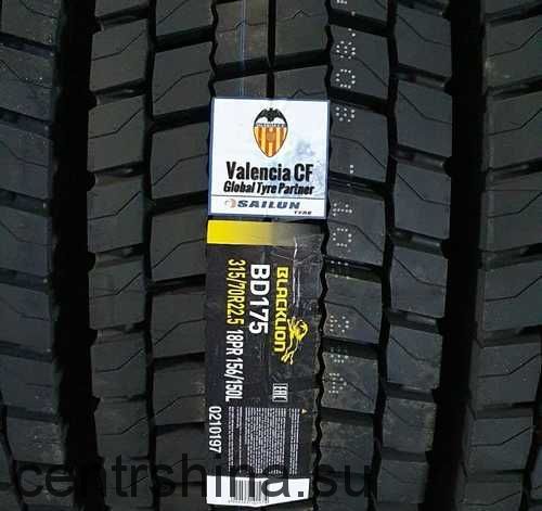 315/80R22,5 BD175  BLACKLION 156/153 Грузовая автошина