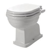 Напольный унитаз Cielo Windsor WINVAPB слив в стену схема 2