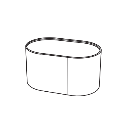 Изображение Подвесная в деревянной отделке тумба под раковину Cielo Kyros KYCE 60х38