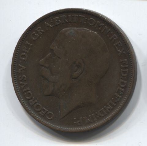 1 пенни 1912 Н Великобритания