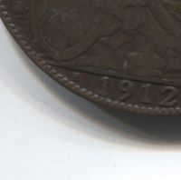 1 пенни 1912 Н Великобритания