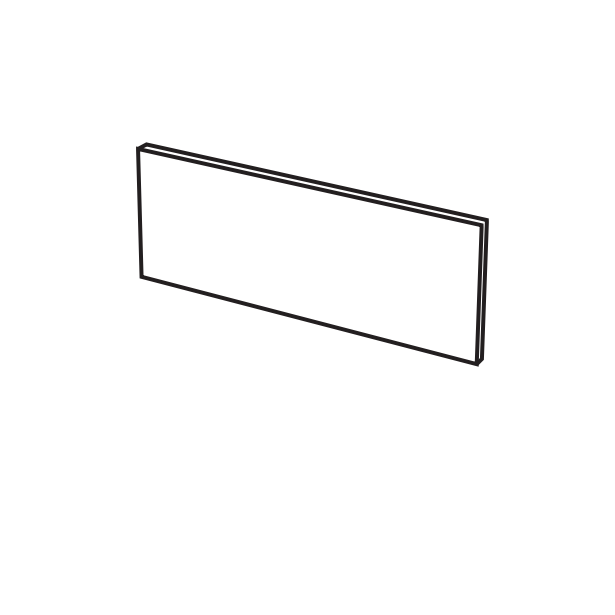 Изображение Пристенная панель для раковины Cielo Elle Ovale ELP70 68х1,5