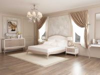 Тумба в обстановке спальни