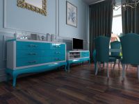 Комод с ящиками "Бирюза Глянец"