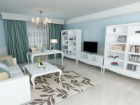 Книжный шкаф в обстановке рабочего кабинета