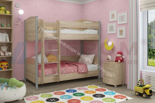 Карина  КР-123  Кровать двухъярусная  (0,9х1,9)