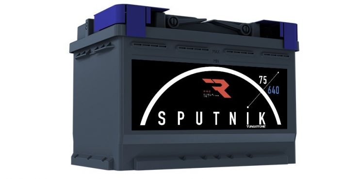 Автомобильный аккумулятор АКБ Sputnik (СПУТНИК) 6СТ-75 N 75Ач о.п.