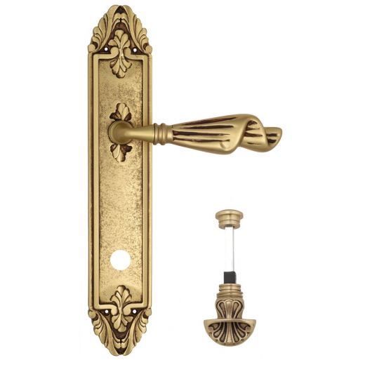 Ручка на планке Venezia Opera PL90 WC-4