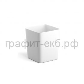 Стакан для ручек ErichKrause Base квадратный белый 51496