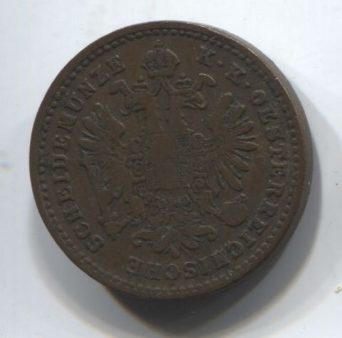 1 крейцер 1881 Австрия