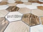 Wood comb Мозаика СОТЫ, серия PORCELAIN, размер, мм: 295*256*6
