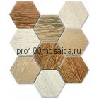 Wood comb Мозаика СОТЫ, серия PORCELAIN, размер, мм: 295*256*6