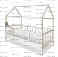 Кровать-домик Миа Simple №9, любые размеры