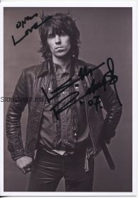 Автограф: Кит Ричардс. The Rolling Stones