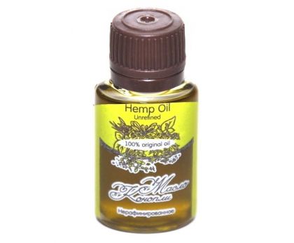 Масло КОНОПЛИ/ Hemp Oil Unrefined / нерафинированное/ 20 ml