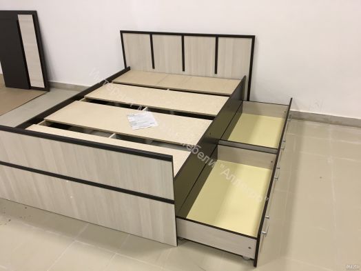 Кровать "Сакура" с ящиками 1400*2000