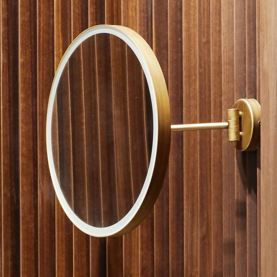 Зеркало увеличительное Cielo Pluto PLSPL с подсветкой 40х40 ФОТО