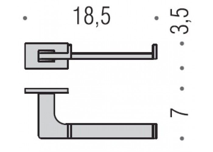 Держатель туалетной бумаги Colombo LOOK B1608 CR ФОТО