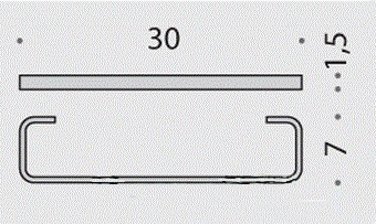 Полотенцедержатель Colombo Time W4209 схема 2
