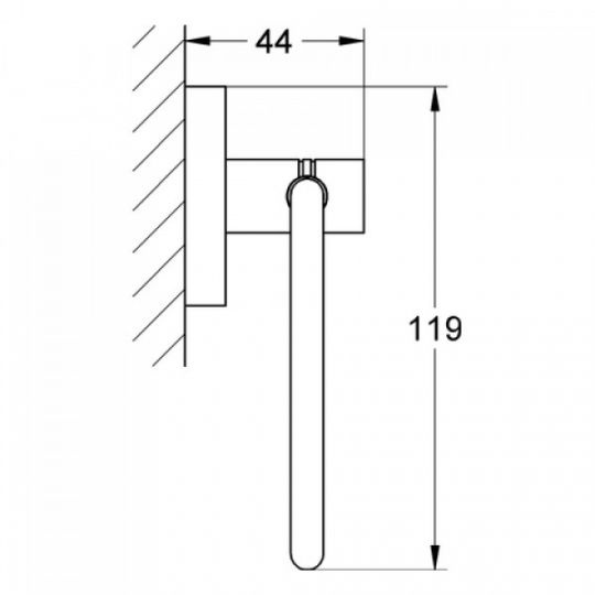 Бумагодержатель Grohe Essentials 40689001 ФОТО