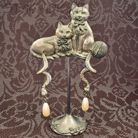 Серьги-гвоздики "Змейка" (Avon США)