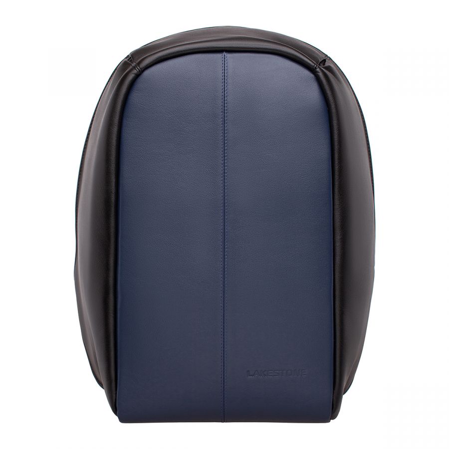 Мужской кожаный рюкзак LAKESTONE Blandford Dark Blue/Black 918310/DB