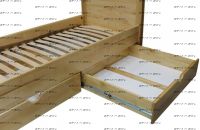 Ящики подкроватные на комодных направляющих