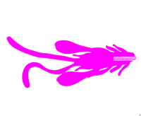 Мягкая приманка Dunaev DT Nimfa 45 мм / упаковка 6 шт / цвет: (131) маджента