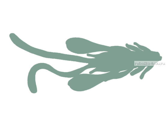 Мягкая приманка Dunaev DT Nimfa 45 мм / упаковка 6 шт / цвет: (502) голубой