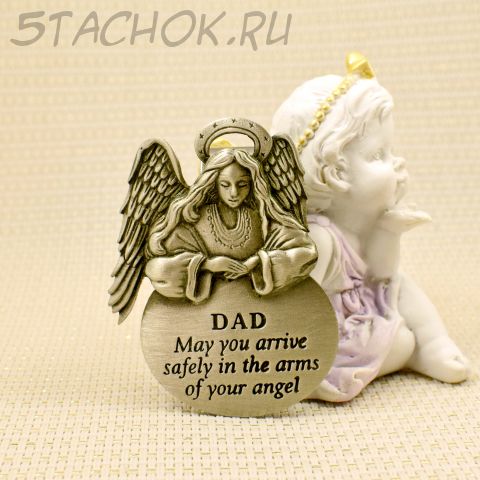 Клипса на автомобильный козырек от солнца "Ангел-Хранитель" (JJ США)