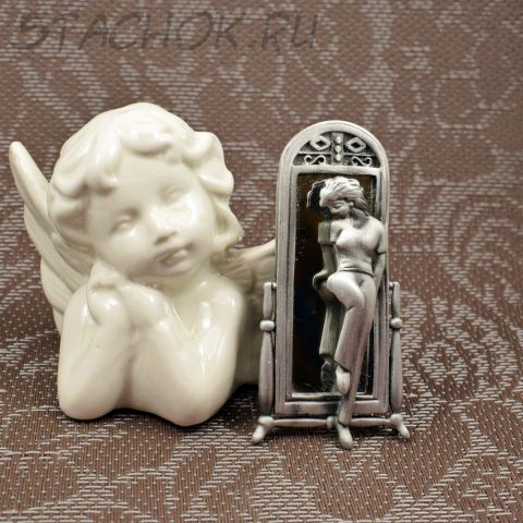 Брошь "Девушка перед зеркалом" (AJC США)