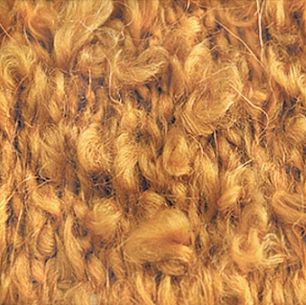 Пряжа букле для создания причесок кукол,  цвет Рыжий