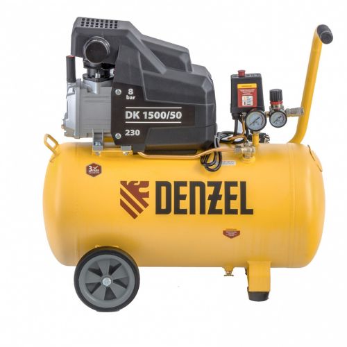 Компрессор воздушный DK1500/50, Х-PRO 1,5 кВт, 230 л/мин, 50 л Denzel